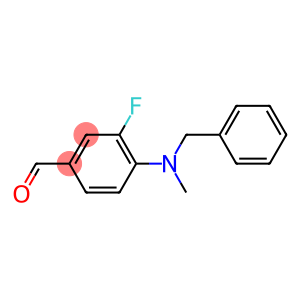 4-[benzyl(methyl)amino]-3-fluorobenzaldehyde