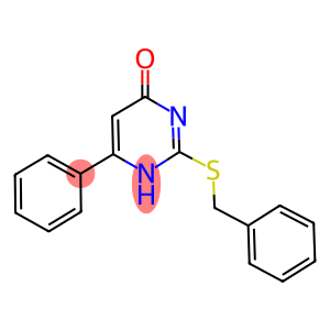 2-(BENZYLTHIO)-6-PHENYLPYRIMIDIN-4(1H)-ONE