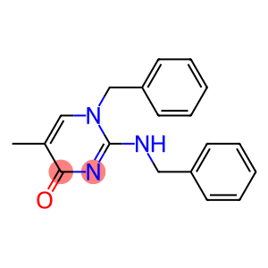 1-BENZYL-2-(N-BENZYLAMINO)-5-METHYL PYRIMIDIN-4-ONE