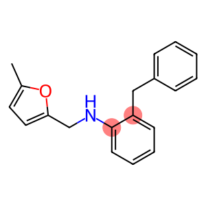 2-benzyl-N-[(5-methylfuran-2-yl)methyl]aniline