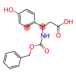 3-BENZYLOXYCARBONYLAMINO-3-(4-HYDROXY-PHENYL)-PROPIONIC ACID