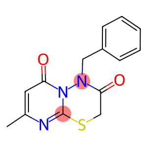 4-BENZYL-8-METHYL-2H,6H-PYRIMIDO[2,1-B][1,3,4]THIADIAZINE-3,6(4H)-DIONE