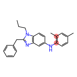 (2-BENZYL-1-PROPYL-1H-BENZOIMIDAZOL-5-YL)-(2,4-DIMETHYL-PHENYL)-AMINE