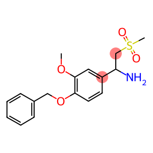 1-[4-(BENZYLOXY)-3-METHOXYPHENYL]-2-(METHYLSULFONYL)-1-ETHANAMINE