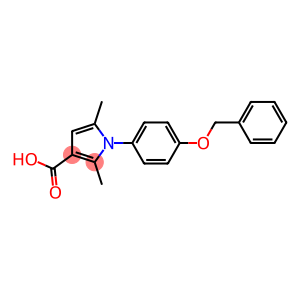 1-[4-(BENZYLOXY)PHENYL]-2,5-DIMETHYL-1H-PYRROLE-3-CARBOXYLIC ACID