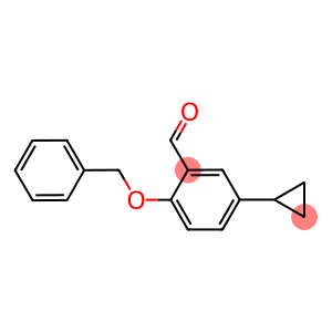 2-(BENZYLOXY)-5-CYCLOPROPYLBENZALDEHYDE