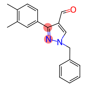 1-BENZYL-3-(3,4-DIMETHYLPHENYL)-1H-PYRAZOLE-4-CARBALDEHYDE