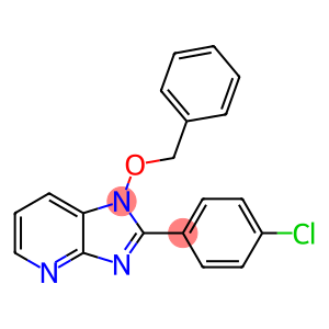 1-(BENZYLOXY)-2-(4-CHLOROPHENYL)-1H-IMIDAZO[4,5-B]PYRIDINE
