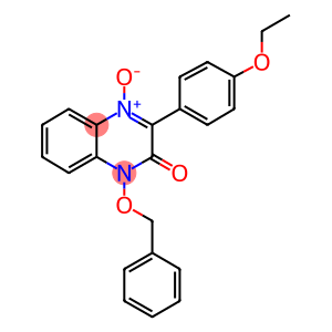 4-(BENZYLOXY)-2-(4-ETHOXYPHENYL)-3-OXO-3,4-DIHYDROQUINOXALIN-1-IUM-1-OLATE