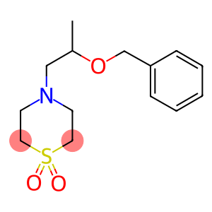 4-(2-BENZYLOXY-PROPYL)-THIOMORHOLINE 1,1-DIOXIDE