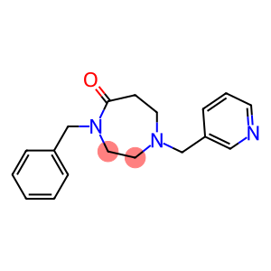 4-BENZYL-1-(PYRIDIN-3-YLMETHYL)-1,4-DIAZEPAN-5-ONE