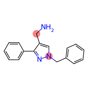 (1-BENZYL-3-PHENYL-1H-PYRAZOL-4-YL)METHYLAMINE