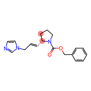 benzyl (2S)-2-[(E)-3-(1H-imidazol-1-yl)-1-propenyl]tetrahydro-1H-pyrrole-1-carboxylate