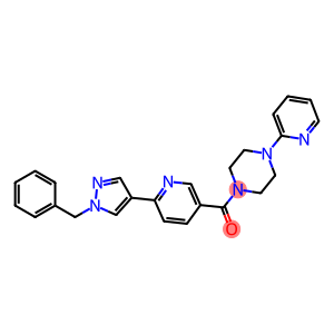 [6-(1-BENZYL-1H-PYRAZOL-4-YL)-PYRIDIN-3-YL]-(4-PYRIDIN-2-YL-PIPERAZIN-1-YL)-METHANONE