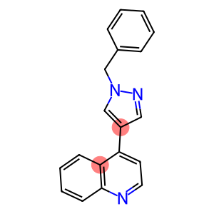 4-(1-BENZYL-1H-PYRAZOL-4-YL)QUINOLINE