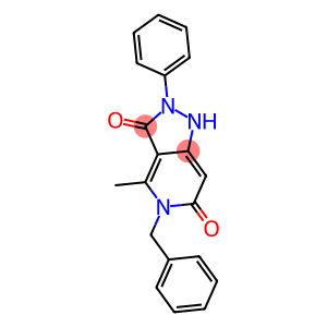 5-BENZYL-4-METHYL-2-PHENYL-1H-PYRAZOLO[4,3-C]PYRIDINE-3,6(2H,5H)-DIONE