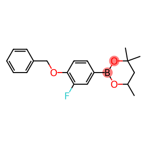 2-(4-Benzyloxy-3-fluorophenyl)-4,4,6-trimethyl-1,3,2-dioxaborinane