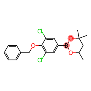2-(4-Benzyloxy-3,5-dichlorophenyl)-4,4,6-trimethyl-1,3,2-dioxaborinane