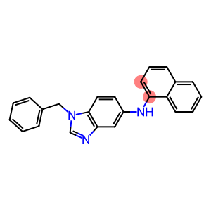 (1-BENZYL-1H-BENZOIMIDAZOL-5-YL)-NAPHTHALEN-1-YL-AMINE