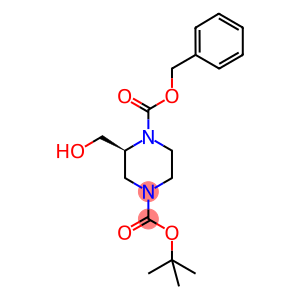 1-BENZYL 4-TERT-BUTYL (2S)-2-(HYDROXYMETHYL)PIPERAZINE-1,4-DICARBOXYLATE