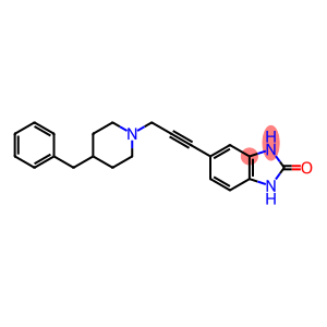 5-(3-(4-benzylpiperidin-1-yl)prop-1-ynyl)-1,3-dihydrobenzimidazol-2-one