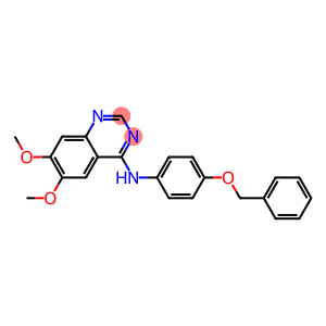 4-(4-BENZYLOXYANILINO)-6,7-DIMETHOXYQUINAZOLINE