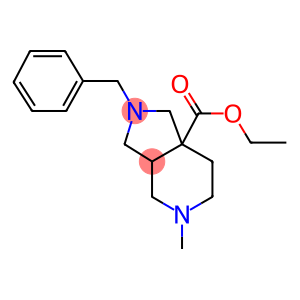 2-BENZYL-5-METHYL-OCTAHYDRO-PYRROLO[3,4-C]PYRIDINE-7A-CARBOXYLIC ACID ETHYL ESTER