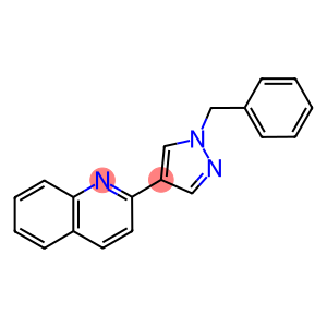 2-[1-BENZYL-(1H)-PYRAZOL-4-YL]QUINOLINE