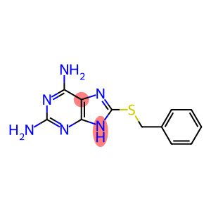 8-(BENZYLTHIO)-9H-PURINE-2,6-DIAMINE