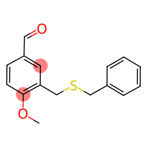 3-[(BENZYLSULFANYL)METHYL]-4-METHOXYBENZALDEHYDE