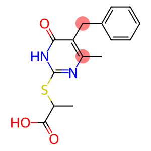 2-[(5-BENZYL-4-METHYL-6-OXO-1,6-DIHYDROPYRIMIDIN-2-YL)THIO]PROPANOIC ACID