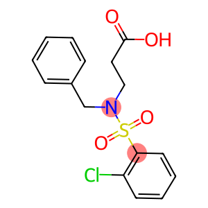 3-[BENZYL[(2-CHLOROPHENYL)SULFONYL]AMINO]PROPANOIC ACID