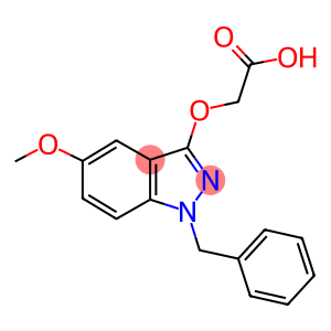 2-(1-BENZYL-5-METHOXY-1H-INDAZOL-3-YLOXY)ACETIC ACID