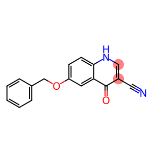 6-(benzyloxy)-4-oxo-1,4-dihydroquinoline-3-carbonitrile