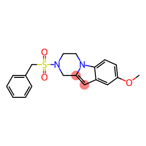 2-(BENZYLSULFONYL)-8-METHOXY-1,2,3,4-TETRAHYDROPYRAZINO[1,2-A]INDOLE