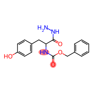 benzyl N-[2-hydrazino-1-(4-hydroxybenzyl)-2-oxoethyl]carbamate