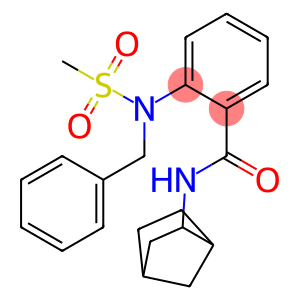 2-[benzyl(methylsulfonyl)amino]-N-bicyclo[2.2.1]hept-2-ylbenzamide