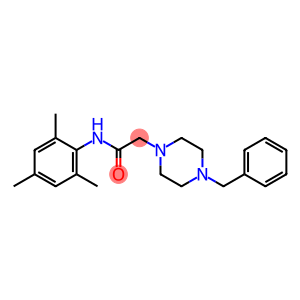 2-(4-benzyl-1-piperazinyl)-N-mesitylacetamide