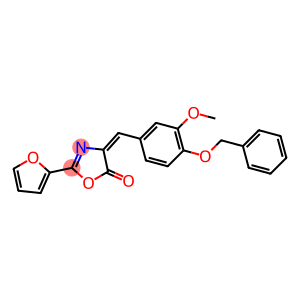 4-[4-(benzyloxy)-3-methoxybenzylidene]-2-(2-furyl)-1,3-oxazol-5(4H)-one