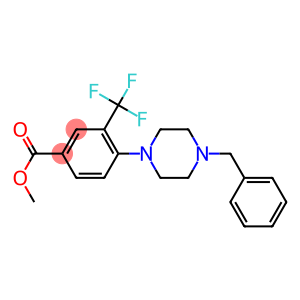 4-(4-Benzyl-piperazin-1-yl)-3-trifluoromethyl-benzoic acid methyl ester