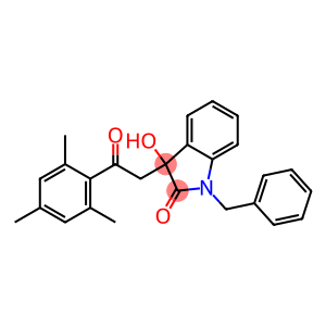 1-benzyl-3-hydroxy-3-(2-mesityl-2-oxoethyl)-1,3-dihydro-2H-indol-2-one