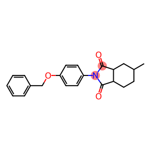 2-[4-(benzyloxy)phenyl]-5-methylhexahydro-1H-isoindole-1,3(2H)-dione