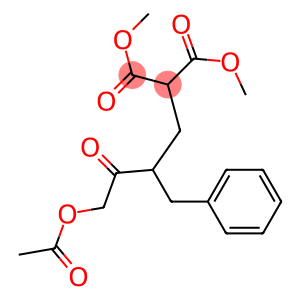 2-(2-Benzyl-3-oxo-4-acetoxybutyl)propanedioic acid dimethyl ester