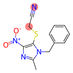 [(1-Benzyl-2-methyl-4-nitro-1H-imidazol-5-yl)thio]acetonitrile