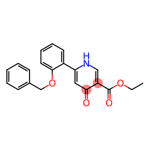 6-[2-(Benzyloxy)phenyl]-4-oxo-1,4-dihydropyridine-3-carboxylic acid ethyl ester