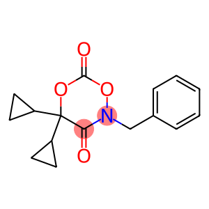 2-Benzyl-4,4-dicyclopropyl-2H-1,5,2-dioxazine-3,6(4H)-dione