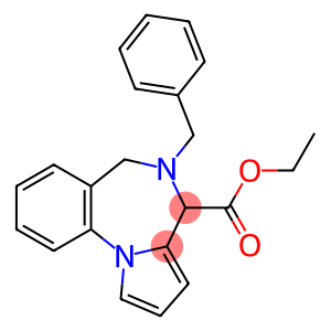 5-Benzyl-5,6-dihydro-4H-pyrrolo[1,2-a][1,4]benzodiazepine-4-carboxylic acid ethyl ester