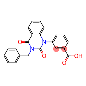 3-[(3-Benzyl-1,2,3,4-tetrahydro-2,4-dioxoquinazolin)-1-yl]benzoic acid