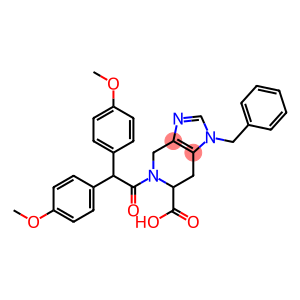 1-Benzyl-5-[bis(4-methoxyphenyl)acetyl]-4,5,6,7-tetrahydro-1H-imidazo[4,5-c]pyridine-6-carboxylic acid