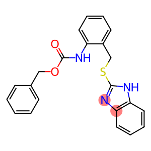 2-[[2-[[(Benzyloxy)carbonyl]amino]benzyl]thio]-1H-benzimidazole